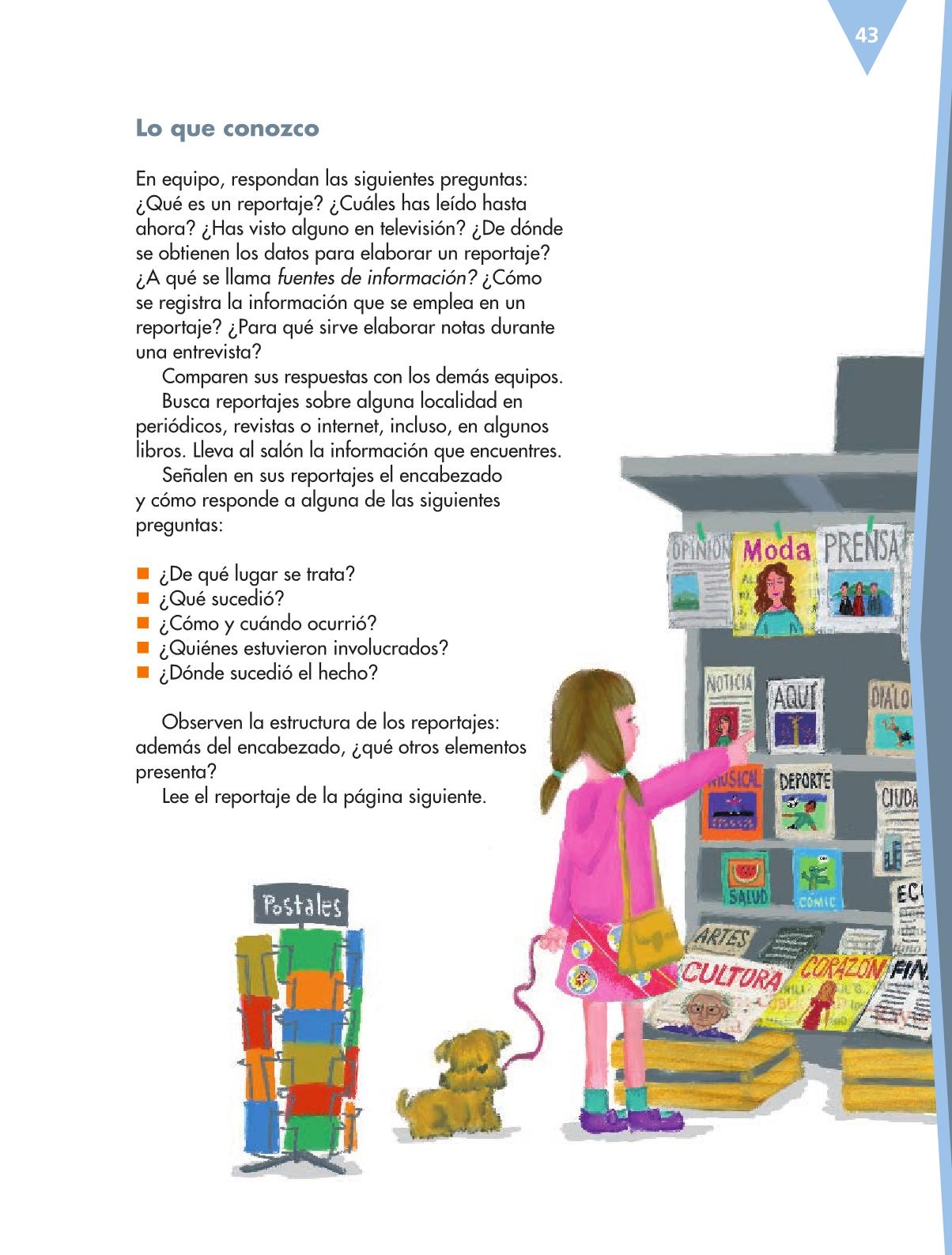 Libro De Español 6 Grado Contestado Pag 154 : Español Sexto grado 2016